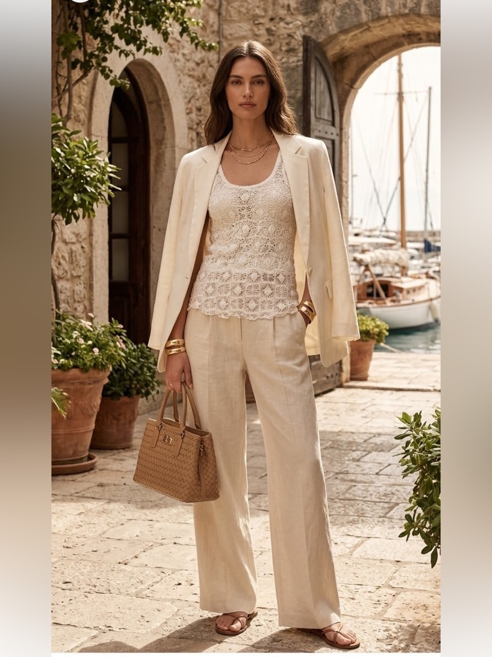 isabel marant white lace tank top
